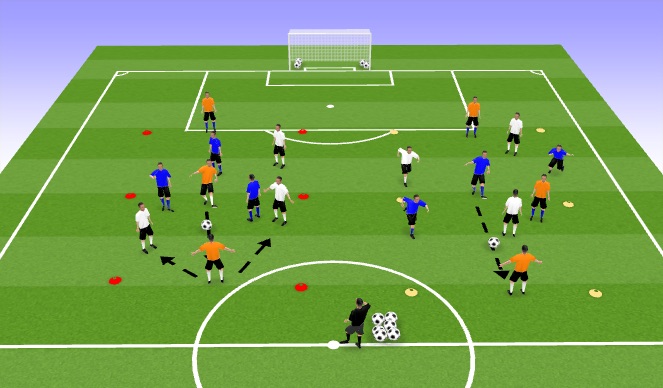 Football/Soccer Session Plan Drill (Colour): TR3