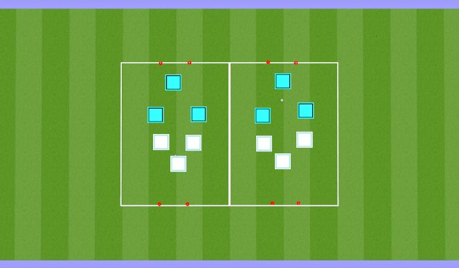Football/Soccer Session Plan Drill (Colour): Small sided games