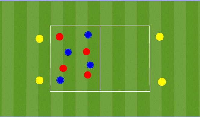 Fútbol Ejercicio del Plan de Sesiones (Color): Possession