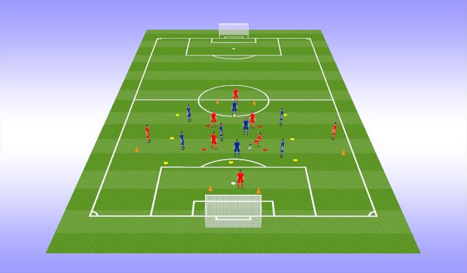 Football/Soccer Session Plan Drill (Colour): TR1