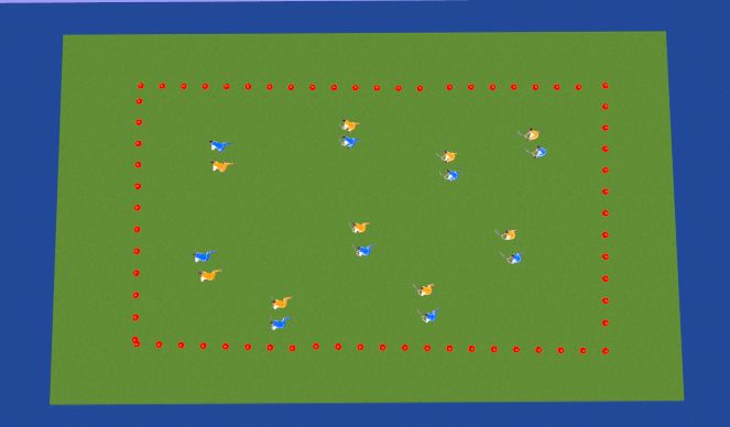 Hockey Session Plan Drill (Colour): Screen 2
