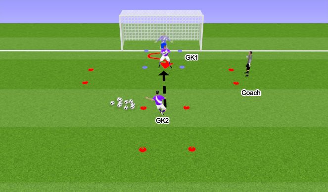 Football/Soccer Session Plan Drill (Colour): Skill