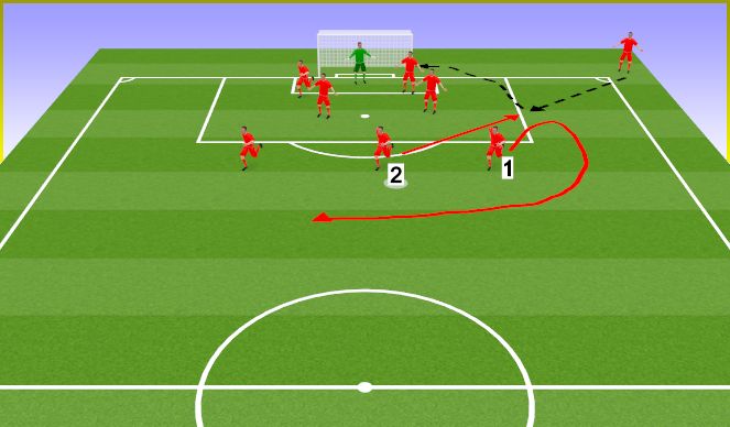 Football/Soccer Session Plan Drill (Colour): BPO
