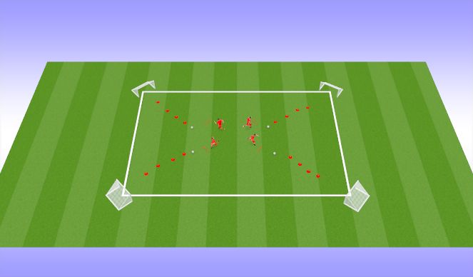 Football/Soccer Session Plan Drill (Colour): Session 2