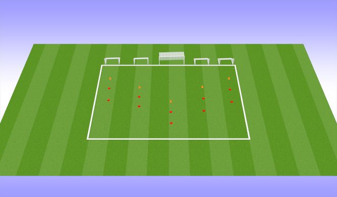 Football/Soccer Session Plan Drill (Colour): Session 3