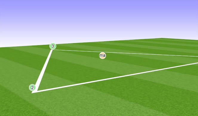 Football/Soccer Session Plan Drill (Colour): Animation 2