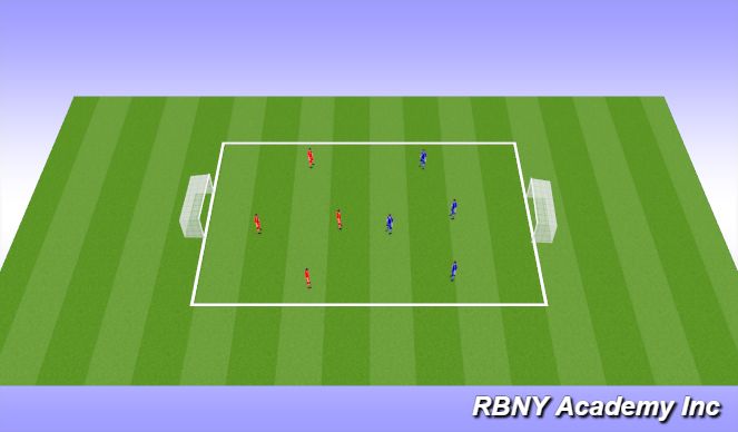 Football/Soccer Session Plan Drill (Colour): Match 