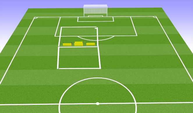 Football/Soccer Session Plan Drill (Colour): Soccer tennis