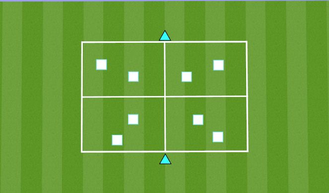 Football/Soccer Session Plan Drill (Colour): Small Sided Posession