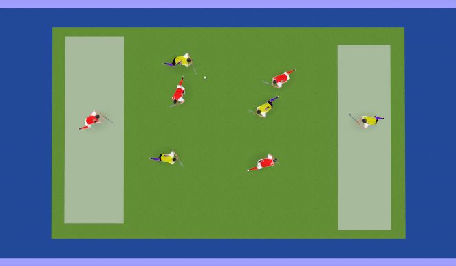 Hockey Session Plan Drill (Colour): Screen 1