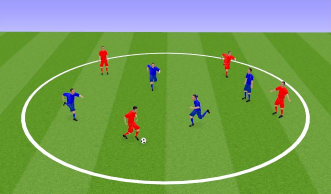 Football/Soccer Session Plan Drill (Colour): Team Gimme