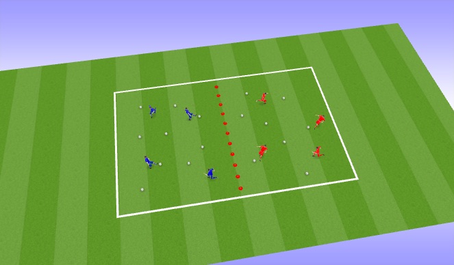 Football/Soccer Session Plan Drill (Colour): Clean Your Room!