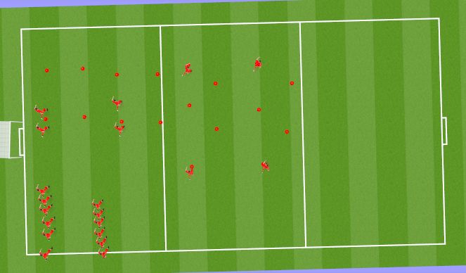 Football/Soccer Session Plan Drill (Colour): Animation 1