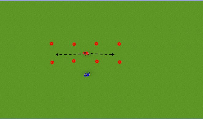 Football/Soccer Session Plan Drill (Colour): agility