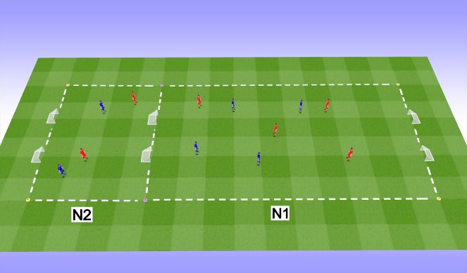 Football/Soccer Session Plan Drill (Colour): B