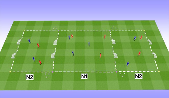 Football/Soccer Session Plan Drill (Colour): D