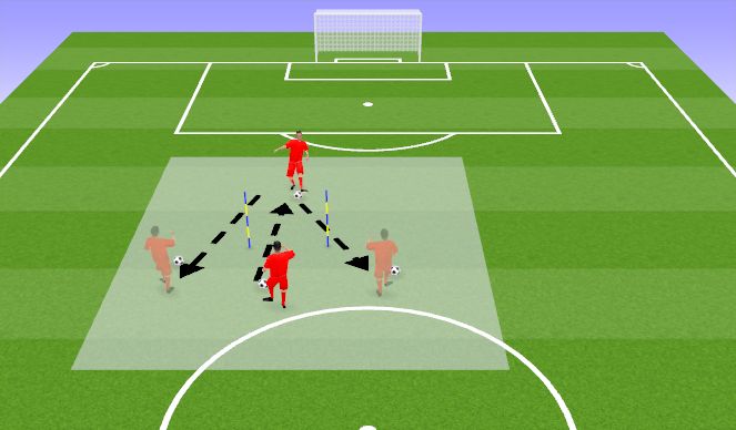 Football/Soccer Session Plan Drill (Colour): Esimene puude