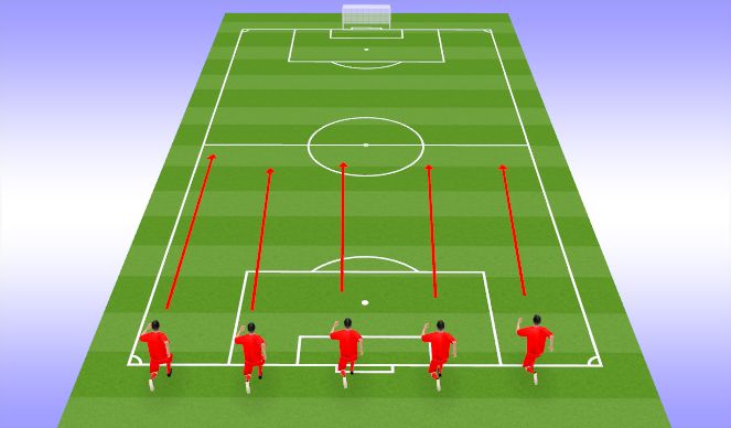 Football/Soccer Session Plan Drill (Colour): 60s