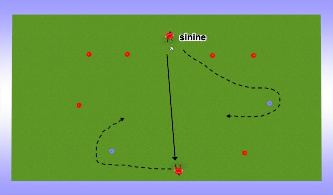Football/Soccer Session Plan Drill (Colour): 1v1 mäng