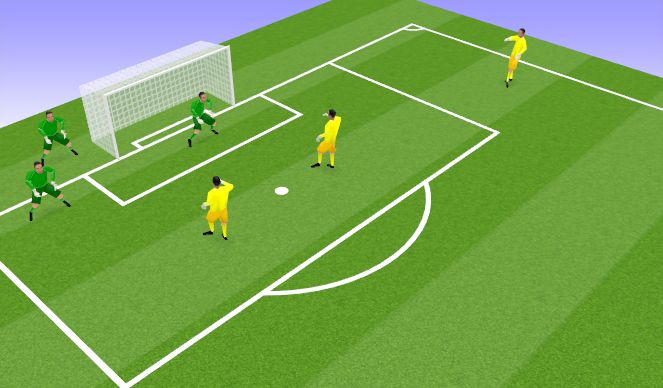 Football/Soccer Session Plan Drill (Colour): Competition