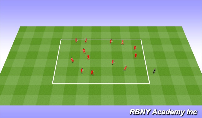 Football/Soccer Session Plan Drill (Colour): RDS Juggling WU