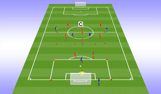Football/Soccer Session Plan Drill (Colour): Screen 1