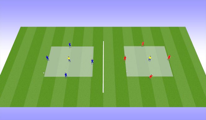 Football/Soccer Session Plan Drill (Colour): Skill Practice