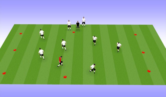 Football/Soccer Session Plan Drill (Colour): Tiger Tales
