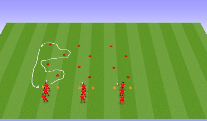 Football/Soccer Session Plan Drill (Colour): Screen 1