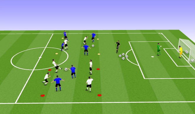 Football/Soccer Session Plan Drill (Colour): TR2