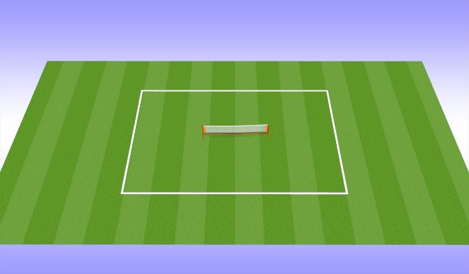 Football/Soccer Session Plan Drill (Colour): Volleyball