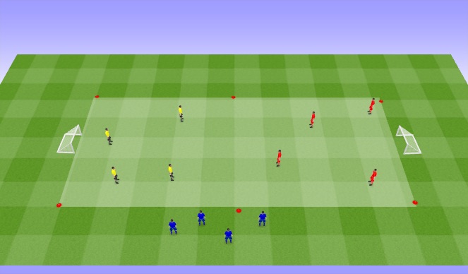 Football/Soccer Session Plan Drill (Colour): Match