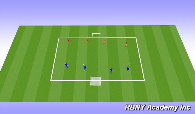 Football/Soccer Session Plan Drill (Colour): Match
