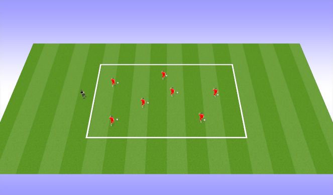 Football/Soccer Session Plan Drill (Colour): Warm Up 5