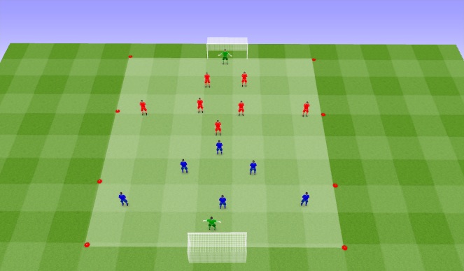 Football/Soccer Session Plan Drill (Colour): Match