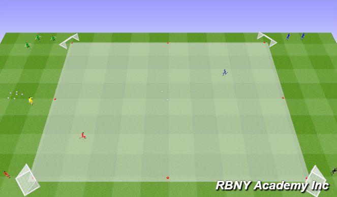 Football/Soccer Session Plan Drill (Colour): Regression
