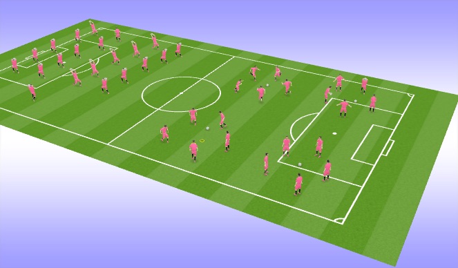 Football/Soccer Session Plan Drill (Colour): Screen 1