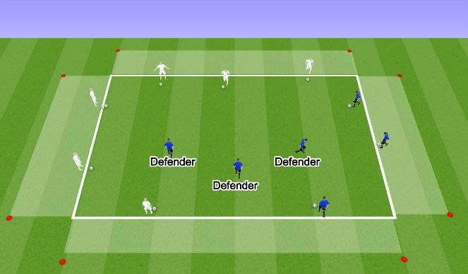 Football/Soccer Session Plan Drill (Colour): Small Sided Activity