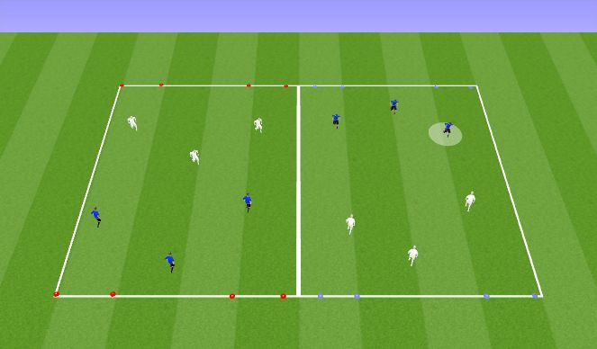 Football/Soccer Session Plan Drill (Colour): Small Sided Game