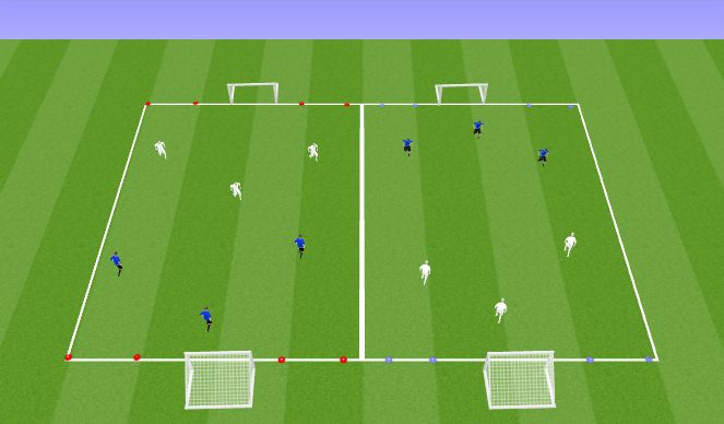Football/Soccer Session Plan Drill (Colour): Final Game