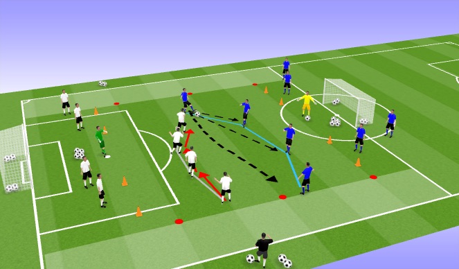 Football/Soccer Session Plan Drill (Colour): TR2