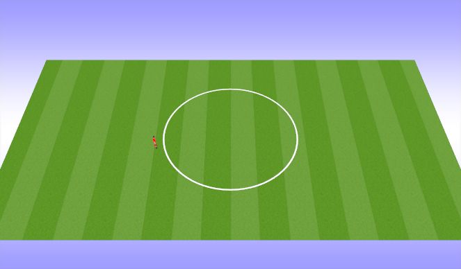 Football/Soccer Session Plan Drill (Colour): Technical Warm up - Pass/Move Practice