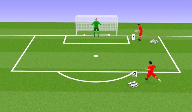 Football/Soccer Session Plan Drill (Colour): Screen 1
