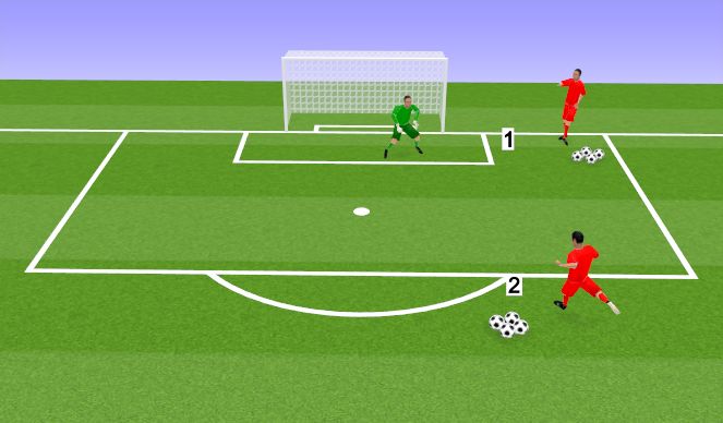 Football/Soccer Session Plan Drill (Colour): Screen 5