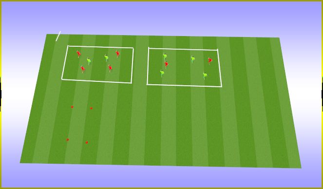 Football/Soccer Session Plan Drill (Colour): Screen 1