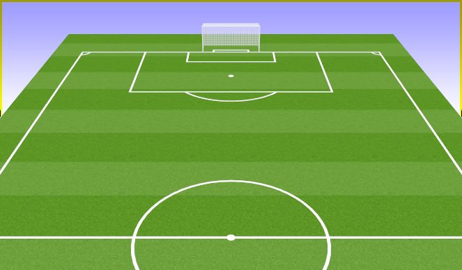 Football/Soccer Session Plan Drill (Colour): Partido libre