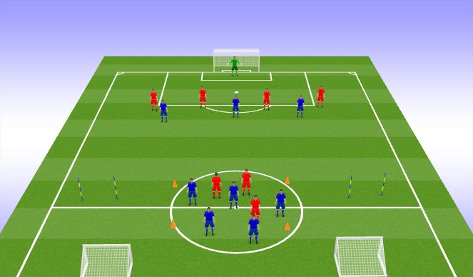 Football/Soccer Session Plan Drill (Colour): Screen 1