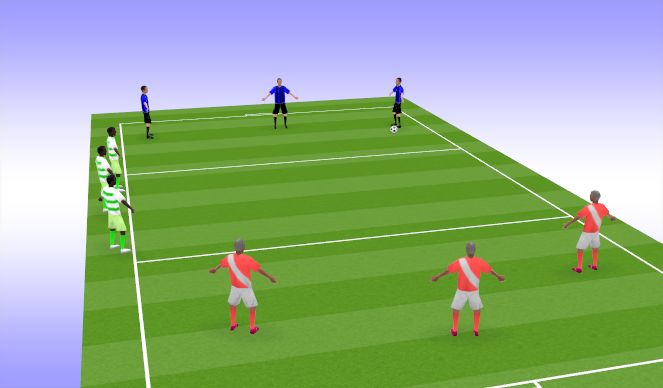 Football/Soccer Session Plan Drill (Colour): Possession