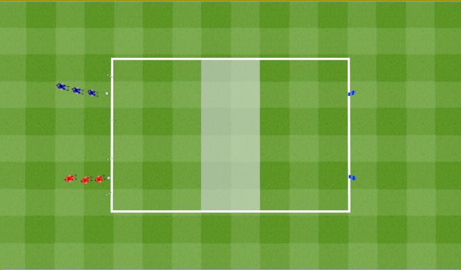 Football/Soccer Session Plan Drill (Colour): Fun relay.﻿ Wyścigi w rzędach.