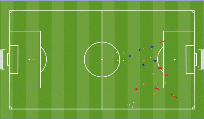 Football/Soccer Session Plan Drill (Colour): Animation 1